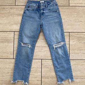 KanCan Medium Blue Distressed Jeans
